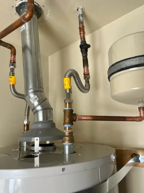 Water heater installation and plumbing repair in Sandy Point